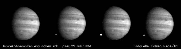 Komet Shoemaker-levy gesehen von Galileo Komet Shoemaker-levy gesehen von Galileo