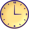 Uhr auf drei