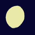 Abnehmender Mond