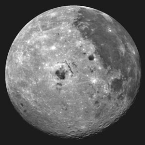 Mond Rückseite