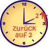 Uhr um eine Stunde zurückdrehen
