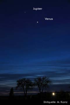 Jupiter und Venus Jupiter und Venus
