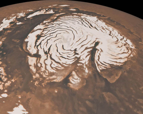 Nordpol des Mars