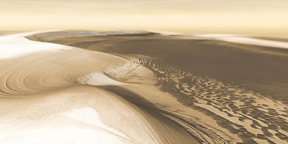 Nordpolregion des Mars Nordpolregion des Mars