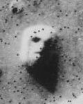 Marsgesicht gesehen von Viking 1 1976