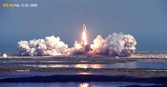 Start eines Space Shuttles