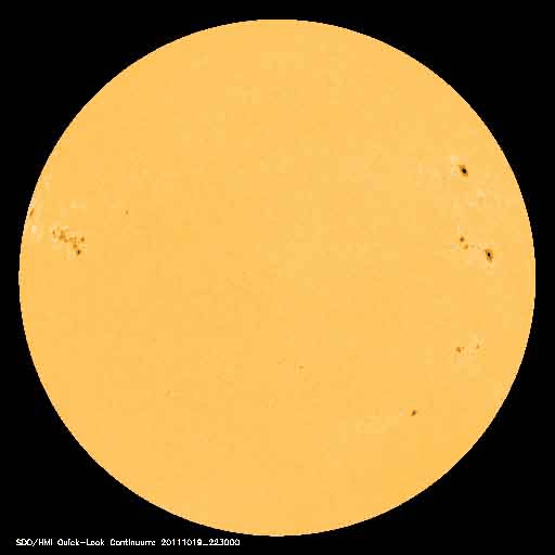 Sonnenflecken Animation